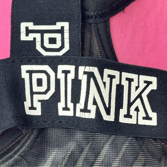 Victoria’s Secret Pink racerback strap bra size Small ultimate push-up leaves - Picture 12 of 12